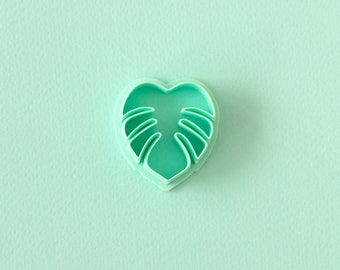 Monstera leaf cutter, polymer clay cutters set, 3d printed cutters, earring cutters, jewelry polymer clay tools, craft clay shape cutters