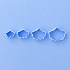 Ensemble d'emporte-pièces en pâte polymère feuille de ginkgo, emporte-pièces imprimés en 3D, emporte-pièces boucles d'oreilles Ginko, emporte-pièces, outils en pâte polymère, emporte-pièces