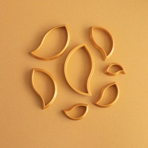 Polymer clay cutters set, 3d printed cookie cutters, earring cutters, jewelry cutters, polymer clay tools, craft clay shape cutters