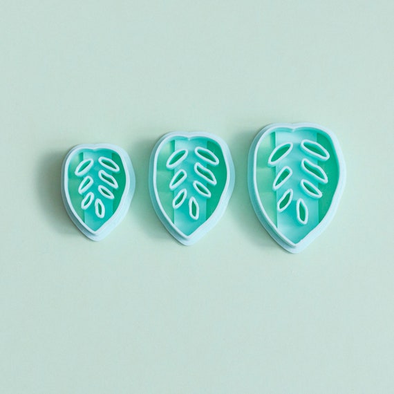 Monstera Adansonii Leaf Clay Cutters Polymer Clay Tools Jewellery Tools  Earring Making Embossing Clay Tools 