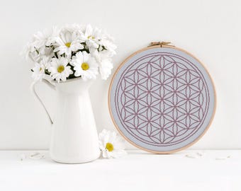 Flower Of Life Cross Stitch Pattern