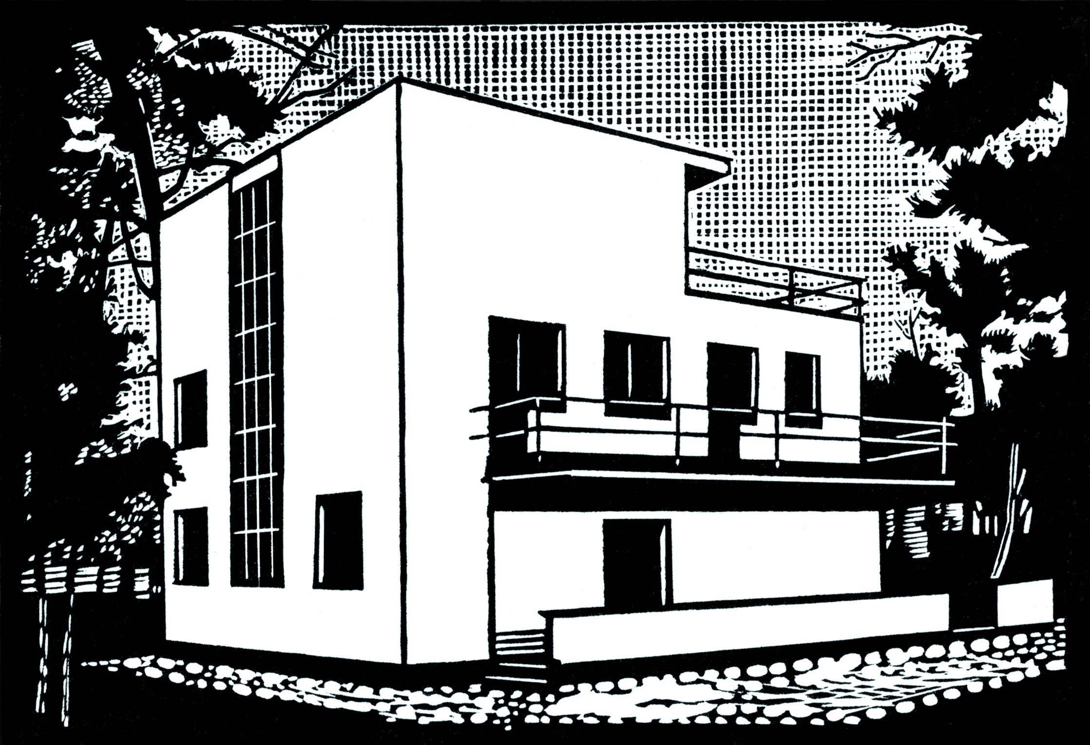 ポスター「バウハウス デッサウ」 - Etsy 日本