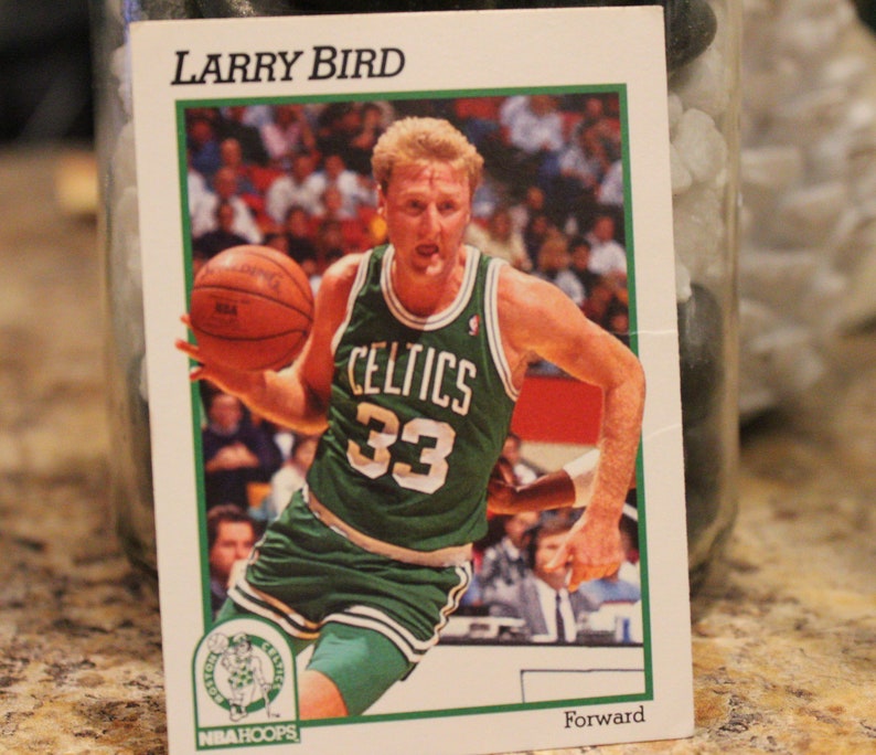 Larry Bird 1991 NBA Hoops Card Etsy