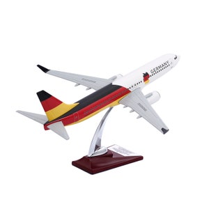 Zekupp Boeing 737-800 German Designed Aircraft Model, 1/100 Scale Model Aircraft, Gift For Aviation Enthusiasts, Collector's Gift