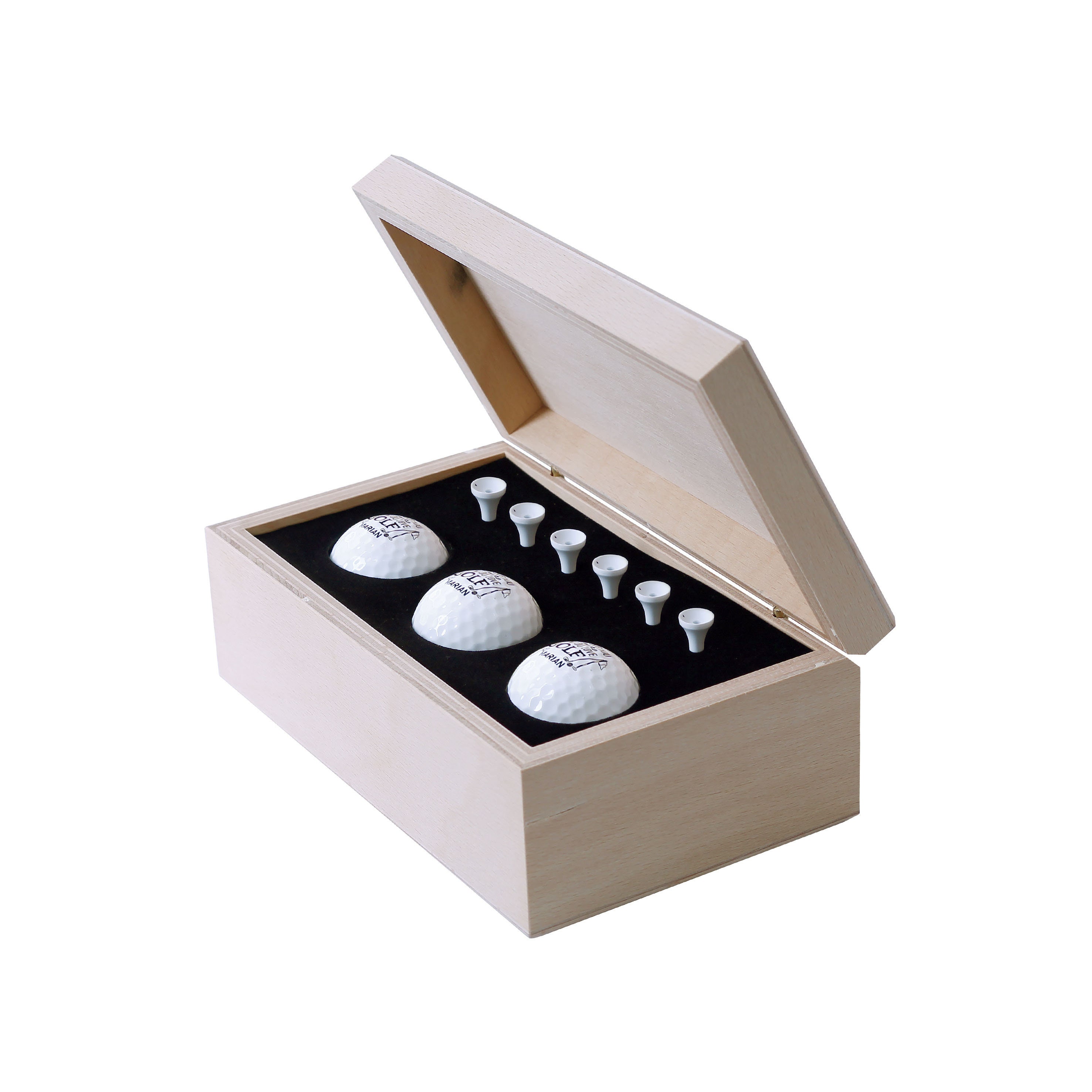 3 professionelle Golf Ball Set Holzbox Golf Set für Männer | Etsy