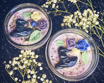Handmade Strength Spell Candle: Witchy Halloween Decor
