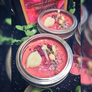 Love Candle, Seduction Candle, Sex Magic Candle, Love Spell Candle, Love Spell, Seduction Spell, Vegan Candle, Soy Wax Candle