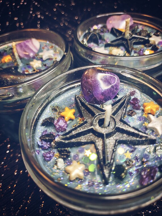 Astral Projection Soy Candle: Essential Oils & Herbs