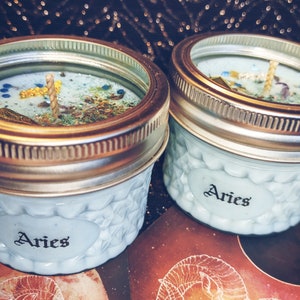 Aries Zodiac Candle, Aries Candle, Zodiac Candle, Aries Gifts, Aries Zodiac Gifts, Aries Zodiac Birthday Gifts, Aries Birthday Gifts, Wicca