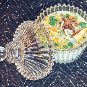 Money Bowl Kit: Abundance Spell with Candle, Wealth Salt & Rice, Tealight Refills, and Crystals image 9