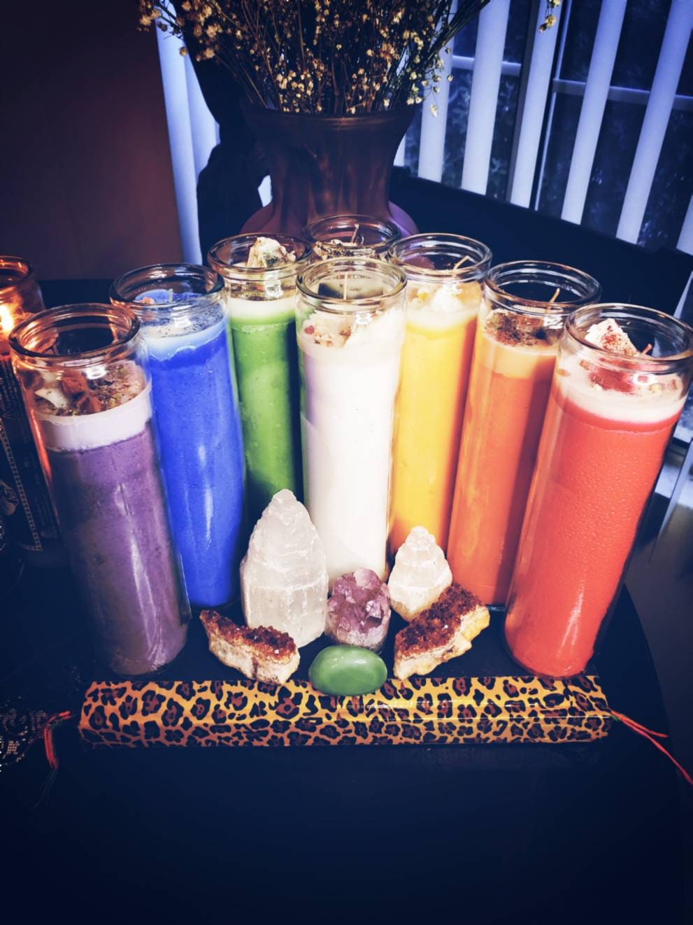7 Day Candles, Soy Wax Candles, Vegan Candles, Spell Candles, Meditation Candles, Intention Candles, Bruja Candle