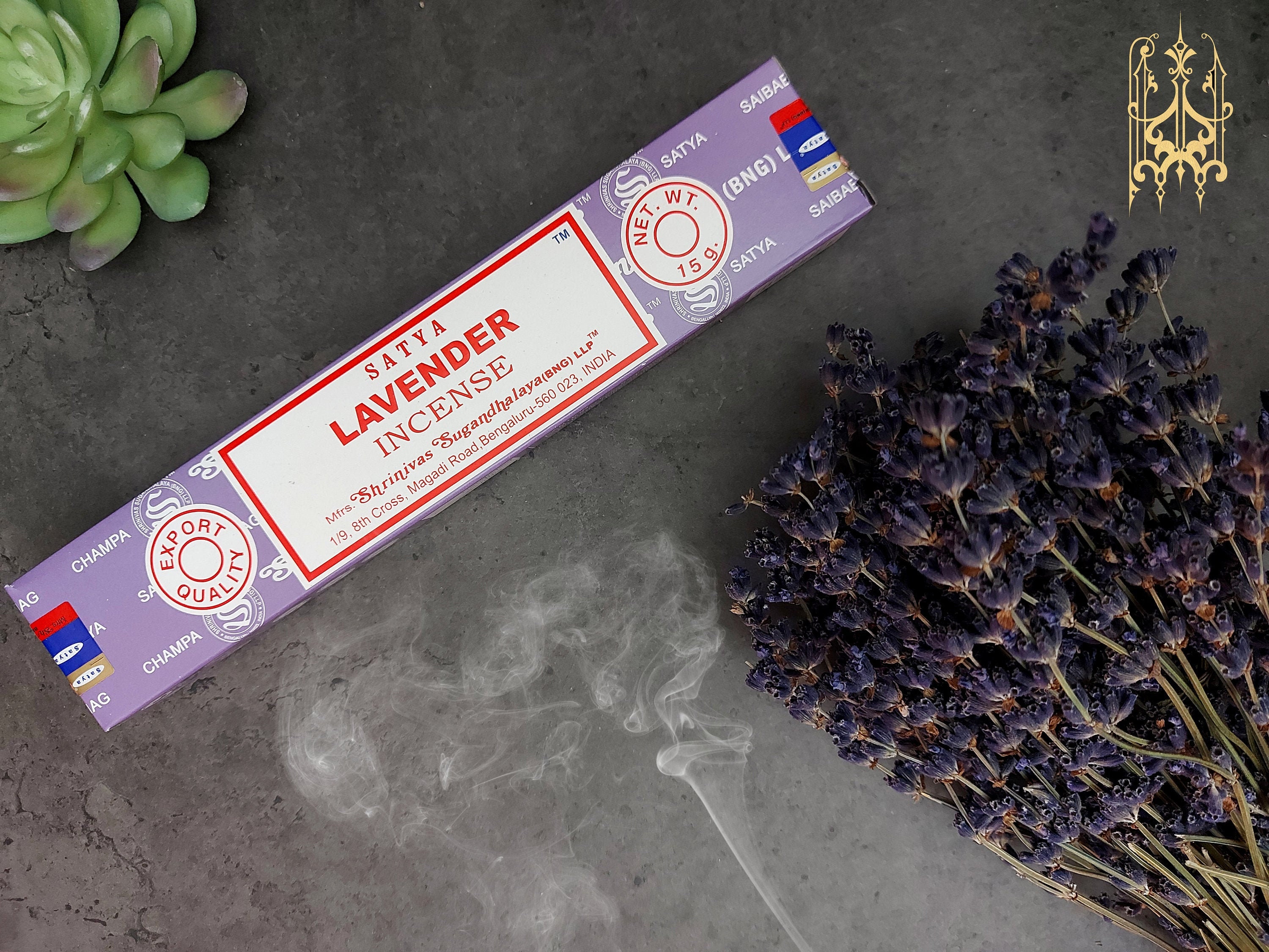 Satya Lavender Incense Sticks cleaninsing sticks Etsy