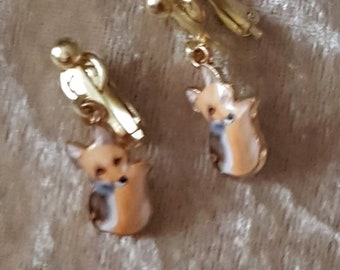 Fox earrings as you like them