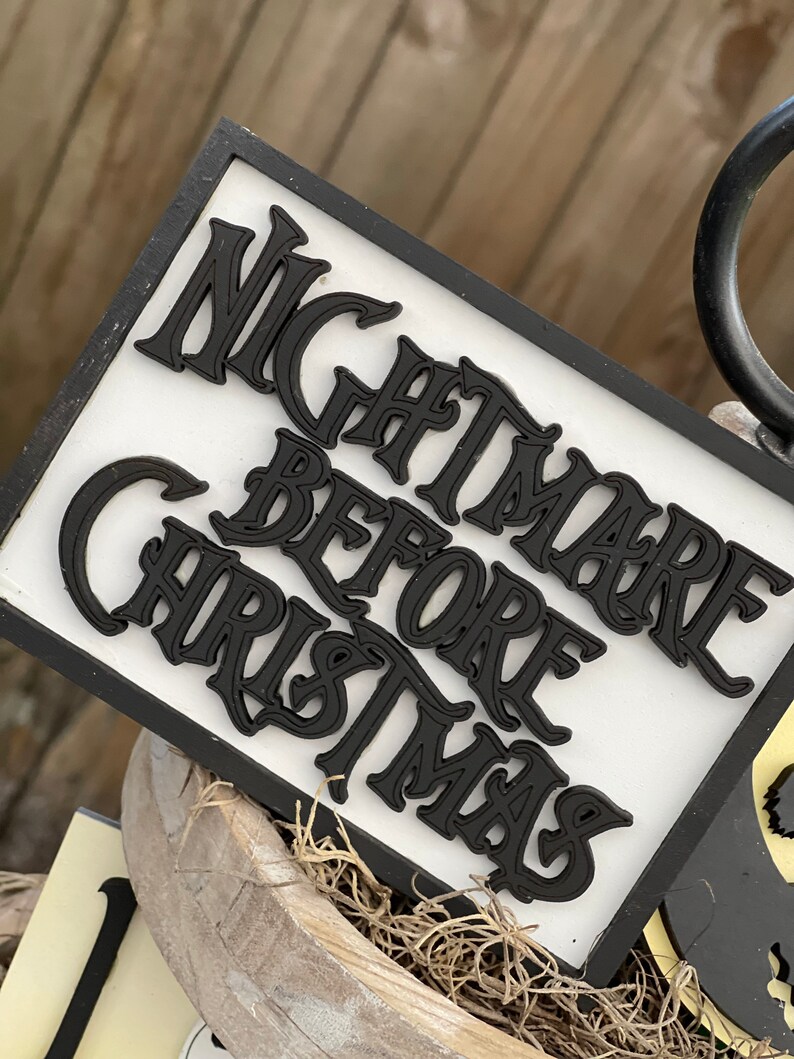 Nightmare Before Christmas Tier Tray Set / Halloween / Etsy