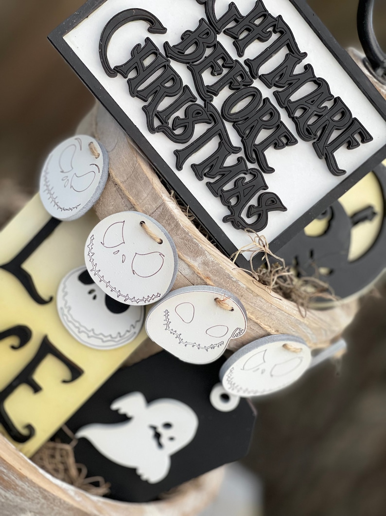 Nightmare Before Christmas Tier Tray Set / Halloween / Etsy