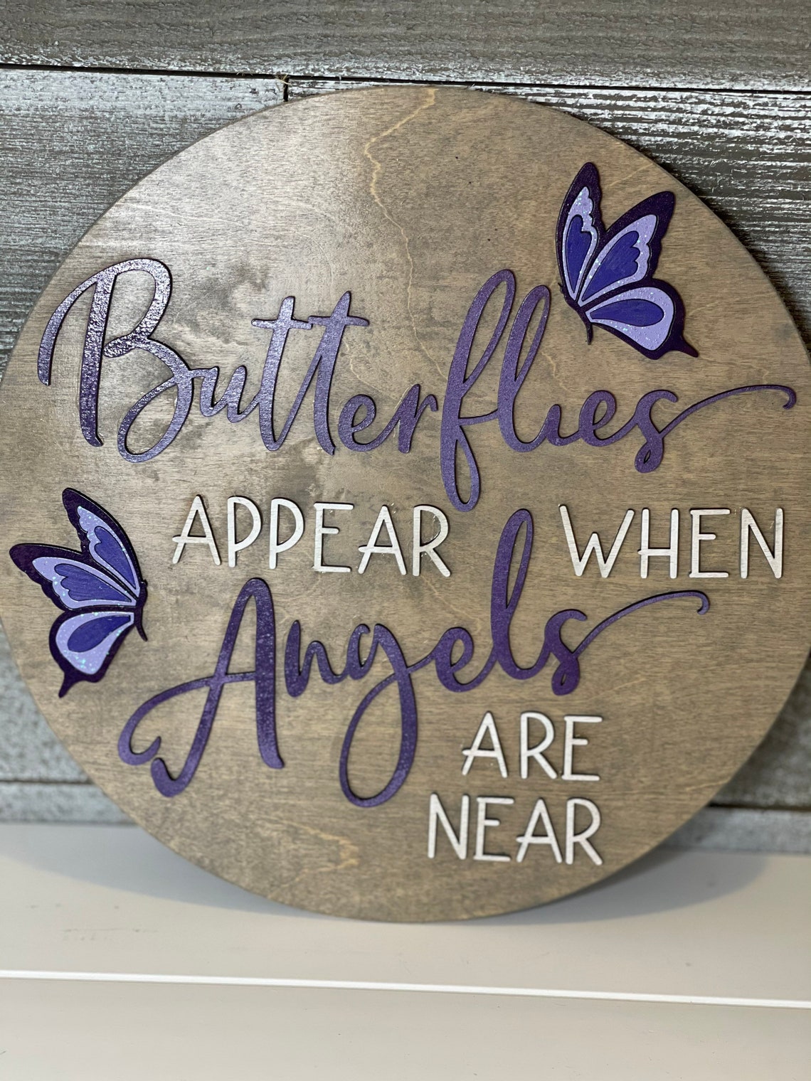 Butterflies appear when angels are near Etsy