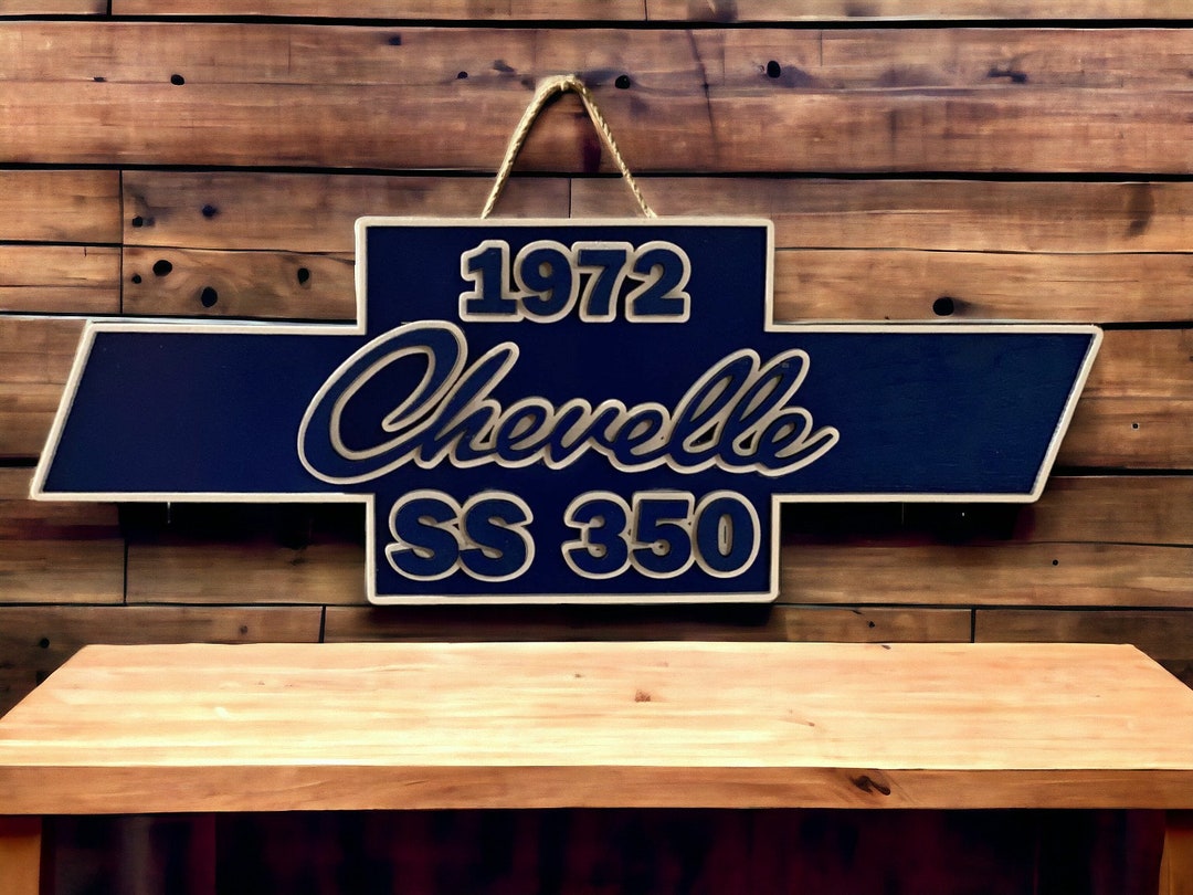 Custom Chevelle SS Wooden Sign: Personalized Car Enthusiast Decor - Etsy