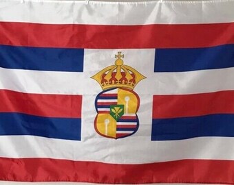 De koninklijke standaard van koning Kalakaua Vlag