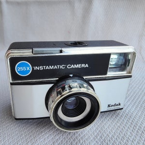 Vintage Kodak Instamatic Kamera 255X/Alte Kodak Kamera|Instamatic Kamera Kodak/Vintage Kodak Kamera/1970s/Kodak 255X: Sehr seltene Kodak Kamera.