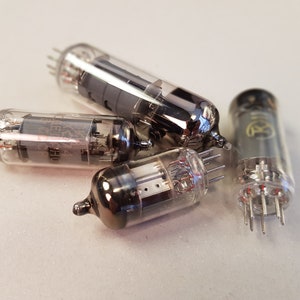 Vacuum tube, Set of 7, Vintage Radio Parts for creativity and steampunk design, Working, Tested, Radio Glass Tubes.