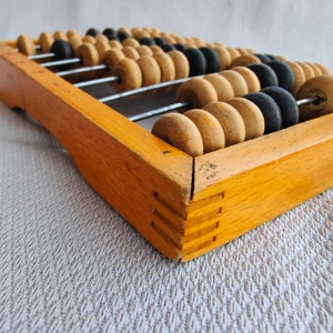 Vintage Wooden Small Abacus/School Rare Small Abacus/Counting Frame/1970s/Rare Find on Etsy Abacus|Old Small Counting Frame:Wooden Abacus.
