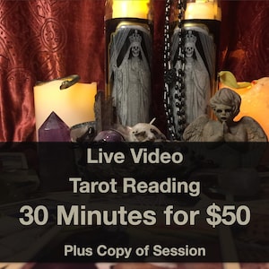 Live tarotkaarten lezen via zoom: 30 minuten