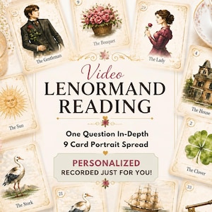 Lenormand Portrait Box Spread Tarot Reading