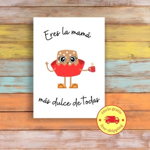 Dia de las Madres Tarjeta para mama | Mothers day card in Spanish | Birthday Card | Regalo para mama | Feliz dia de las madres