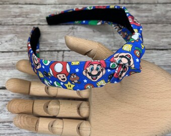 Character Headband.| Video Game Character Headband. | Gamer Headband. | Plumber Bros and Friends Headband.