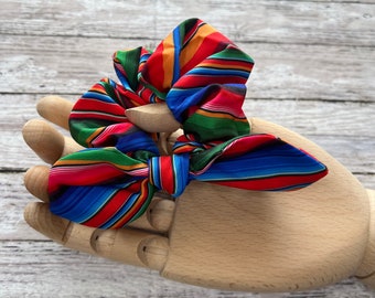 Serape Scrunchie. | Classic Serape Scrunchie. |