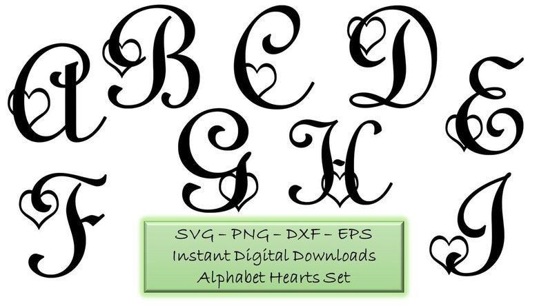 First Letters Svg SVG Bundle, Plotter Svg, Dxf, Png, Tshirt Designs SVG, Cricut Files ...