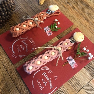 Cadenas de macramé pacificador