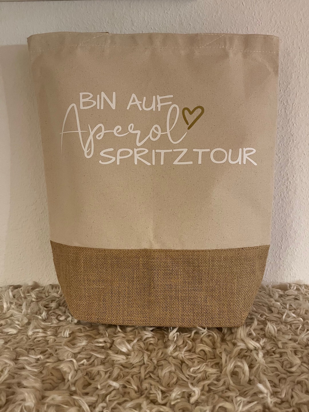 Jaarssho Aperol Jutetasche - Stylische Shopper Für Strand & Stadt