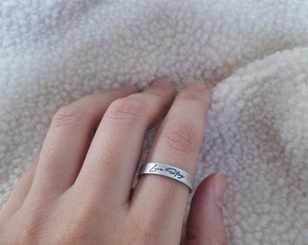 Stray Kids Lovestay Ring Adjustable Kpop Sterling Silver by Purple