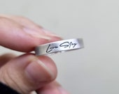 Stray Kids Lovestay Ring Adjustable Kpop Sterling Silver by