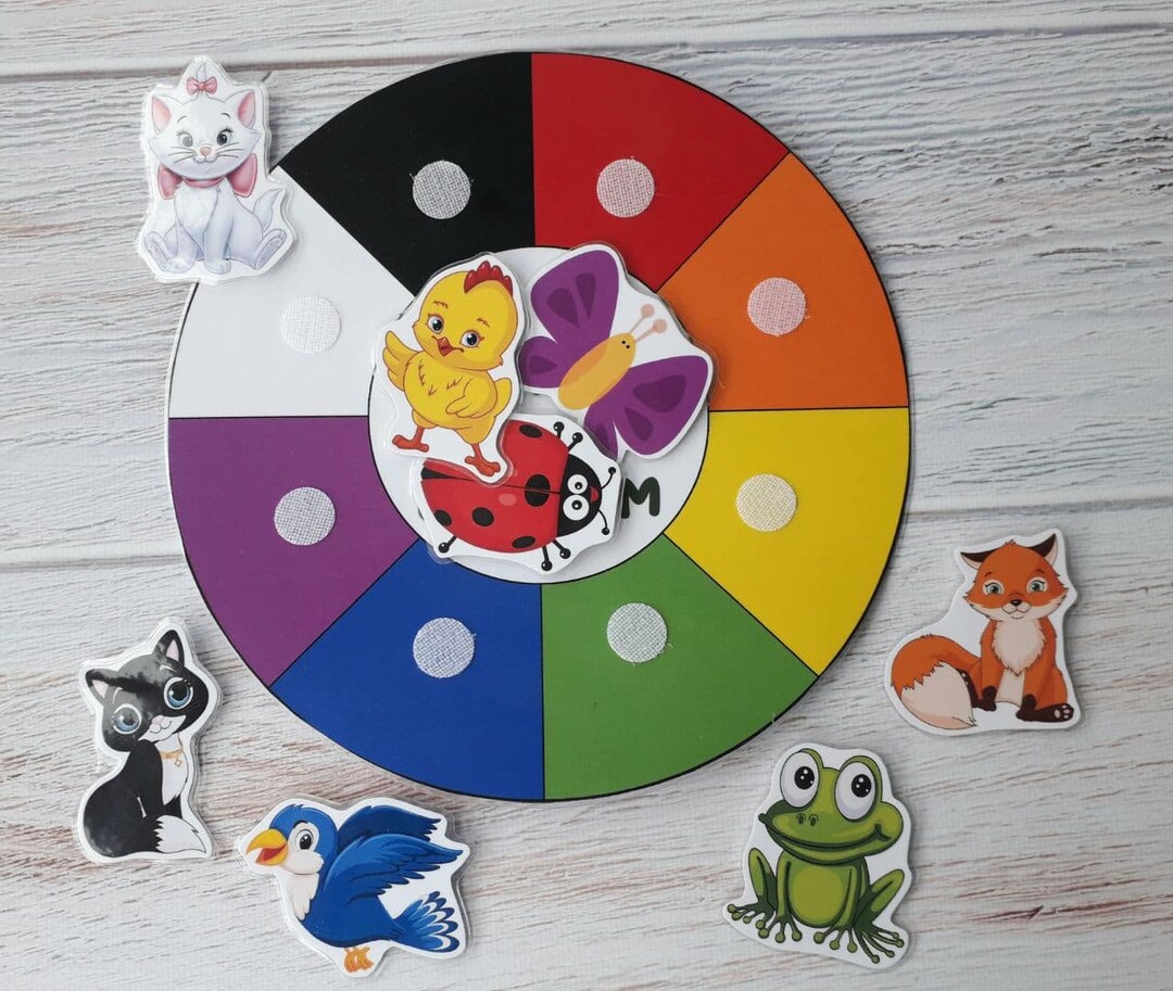 Color Sorting Animals Color Matching Activity Learning Colors Colors ...