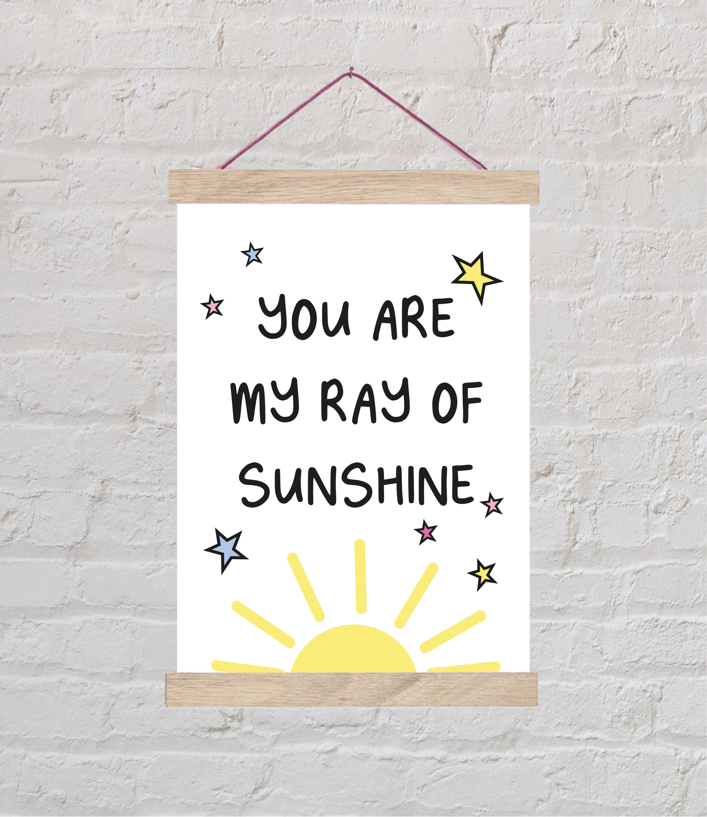 You Are My Sunshine / Nursery Child Toddler Prints / Playroom Etsy UK