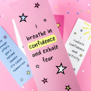 Pack of 5 Positive Card Bookmarks