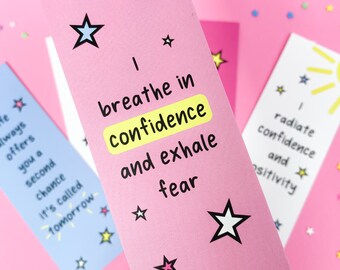 Pack of 5 Positive Card Bookmarks