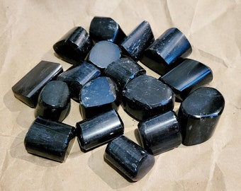 Black Tourmaline Tumbled Stone, Intuitively Selected Gemstone, Cat Selected Gemstone, Dog Selected Gemstone, Black Tourmaline Gemstone