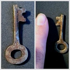 Skeleton Key Vintage 1800s Skeleton Key Authentic Bit Key Antique Skeleton Key Mini Jewelry Key