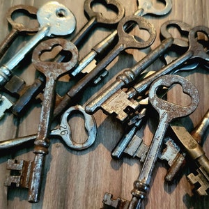Skeleton Key Vintage Skeleton Key Authentic Bit Key Antique Skeleton Key