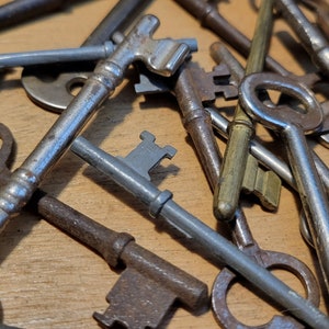 Vintage Skeleton Key, Authentic Bit Keys, Skeleton Keys image 1