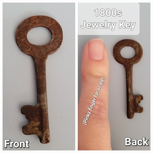 Skeleton Key Vintage Skeleton Key Authentic Bit Key Antique Skeleton Key 1800s Jewelry Key