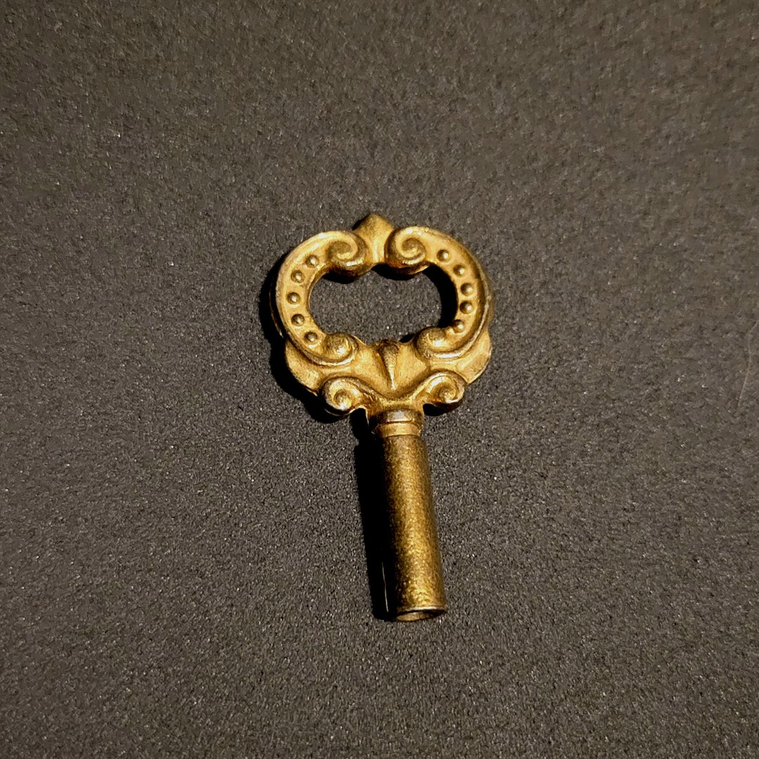 Vintage Sewing Machine Keys, Vintage Skeleton Key, Authentic Barrel Key