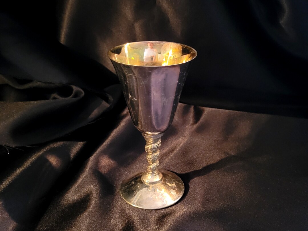 Antique WA Spain Silver Plated Goblets, Offering Cups, Cordial Goblet