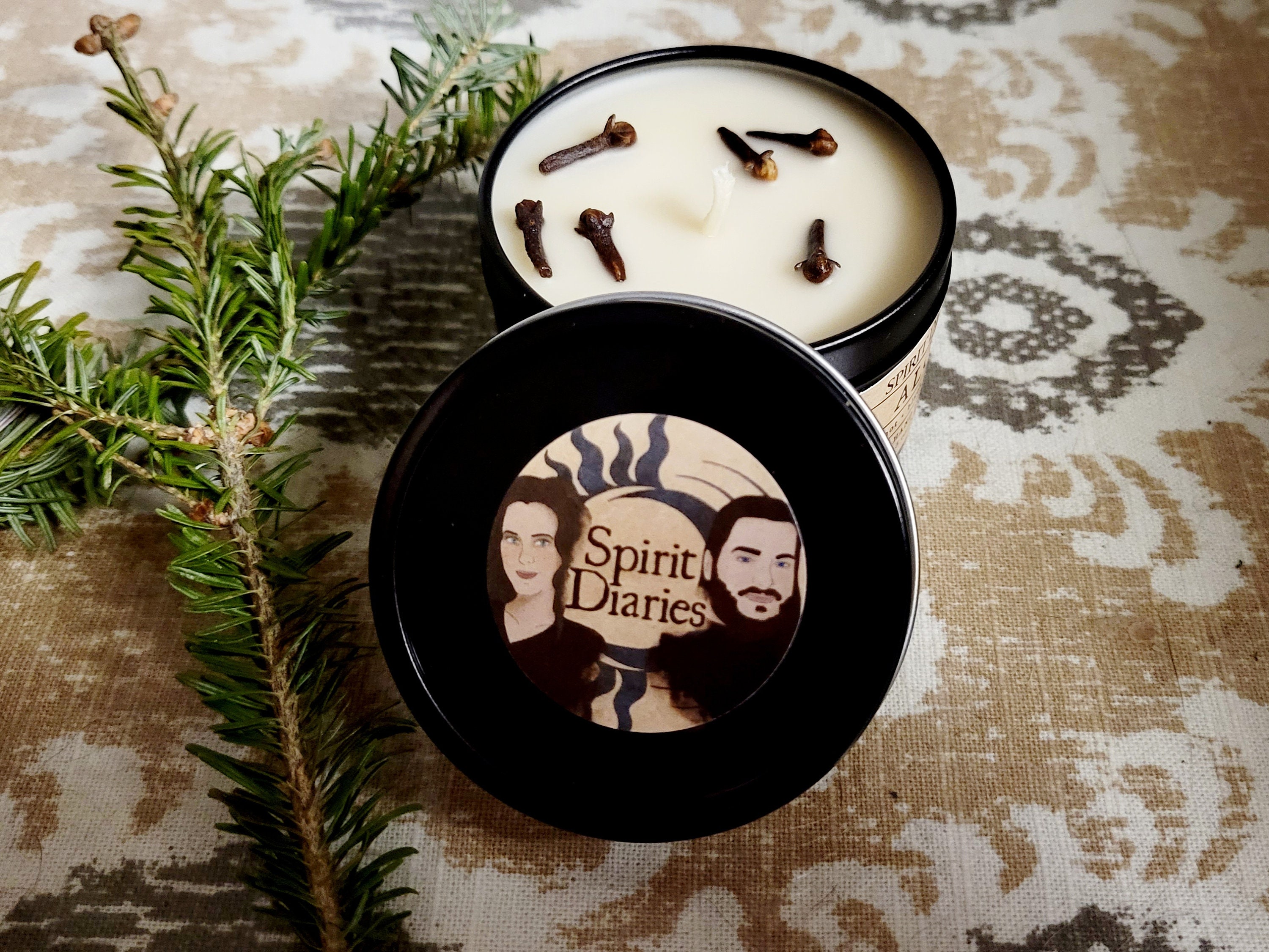 4oz Algiz 100 Beeswax Candle with Essential Oils and Cotton Wick Home