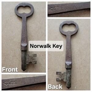 Skeleton Key Vintage Skeleton Key Authentic Bit Key Antique Skeleton Key Norwalk Key