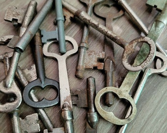 Vintage Skeleton Key, Authentic Bit Keys Skeleton Keys Skeleton Key Vintage Key Pin Key