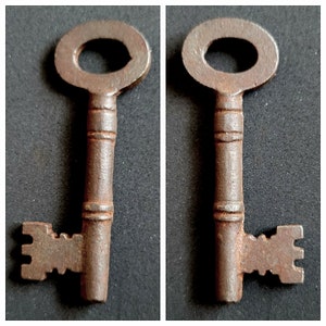 Skeleton Key Vintage 1800s Skeleton Key Authentic Bit Key Antique Skeleton Key Midsize Key